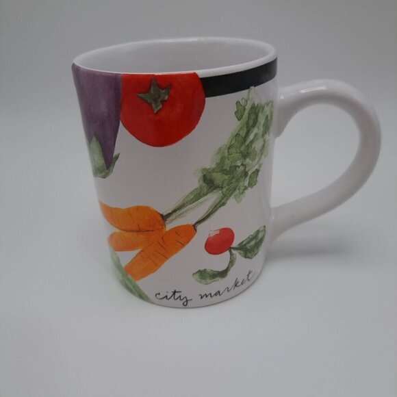 Pfaltzgraff City Market Garden Veggie White Mug Cup Tea Coffee Cocoa Replacement - Picture 8 of 13